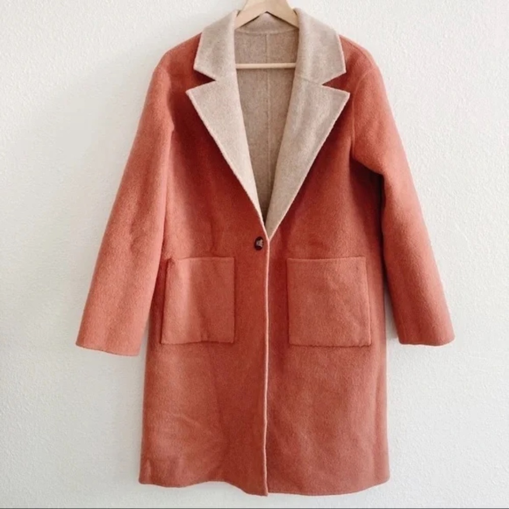 Petite Studio NYC Rylie Reversible Wool Coat